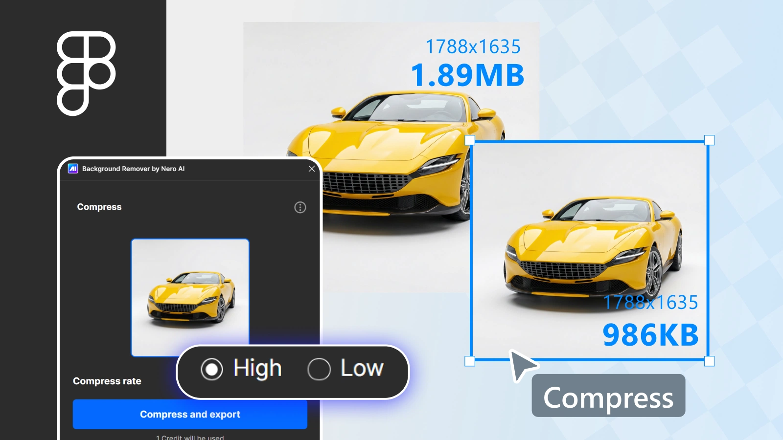 Image Compressor & Exporter by Nero AI for Figma